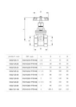 Cobra Gate Valve 2&1/2"FI Rough Brass - Image 2
