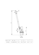 Cobra Float Valve Econo 20mm Rough Brass - Image 2