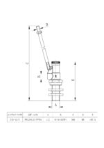 Cobra Float Valve High Pressure BS1212 15mm Rough Brass - Image 2