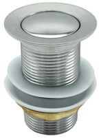 Cobra Click Basin Waste Noslot 1&1/4 Chrome
