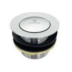 Cobra Click Bath Waste Noslot 1&1/2 Chrome