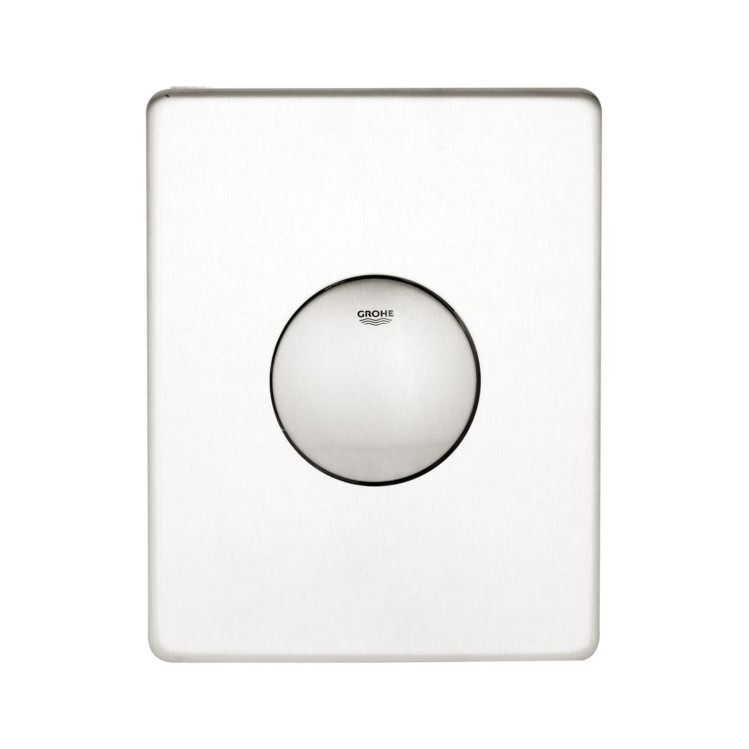 082415111200_1_KnHKWVP.jpg Grohe Skate Flush plate, stainless steel stainless steel - Image 1