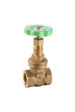 Cobra Gatevalve Green 1"FI Rough Brass
