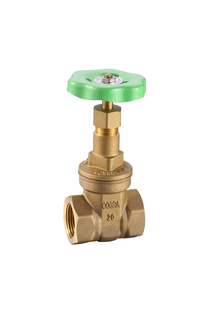 1001.jpg Cobra Gatevalve Green 1"FI Rough Brass - Image 1