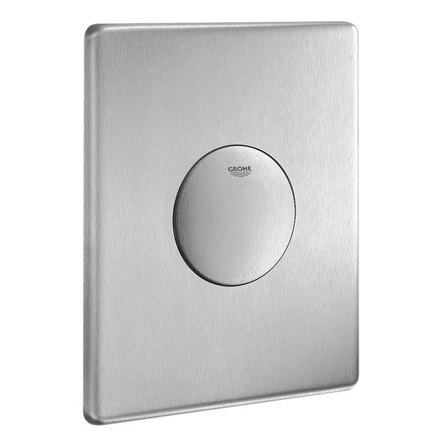 100114090528_2_YBK3aGA.jpg Grohe Skate Flush plate, stainless steel stainless steel - Image 1