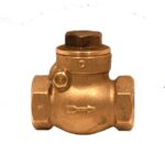 Cobra Swing Check Valve 1022 FXF 1/2 Rough Brass
