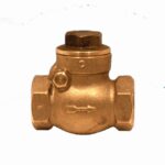 Cobra Swing Check Valve 1022 FXF 1&1/2 Rough Brass