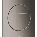 LAUNCHING MAY 2026 Grohe Spa Flush Plates Round With Silk Motion Technology Brushed Hard Graphite