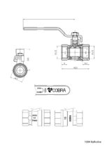Cobra Ballvalve 2"FI Rough Brass - Image 2