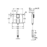 Grohe Flushing cistern for WC 80 mm - Image 2
