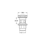 Grohe Waste set with push-open plug chrome - Image 2