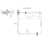 Cobra FJ Toilet Manual Flush Valve Concealed Back Flush 20mm FI Connection - Image 2