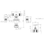 Cobra MF11 Pressure Control Valve 400kPa Pack 22mm CXC Rough Brass - Image 2