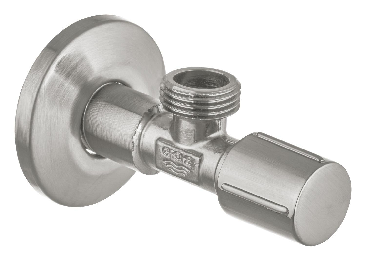 22041DC1.jpg Grohe Angle valve 1/2″ Supersteel - Image 1