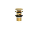 Cobra Seine Waste Basin Click Slotted Brushed Gold