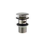 Cobra Seine Waste Basin Click Slotted Brushed Nickel