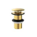 Cobra Seine Waste Basin Click Unslotted Brushed Gold