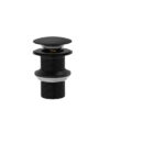 Cobra Seine Waste Basin Click Unslotted Matte Black