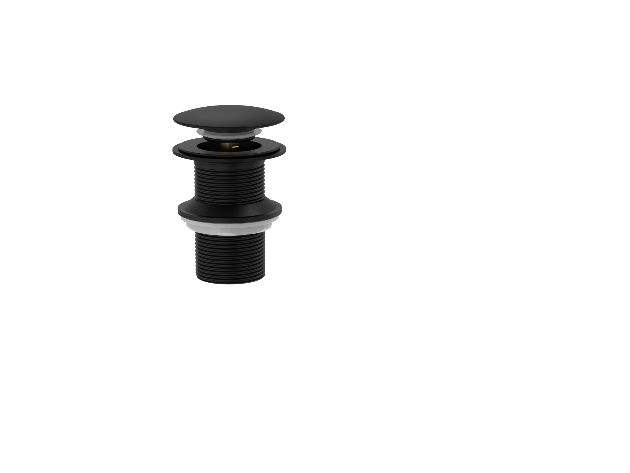 302-32NS-BLK.jpg Cobra Seine Waste Basin Click Unslotted Matte Black - Image 1