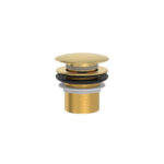 Cobra Seine Waste Bath Unslotted Brushed Gold