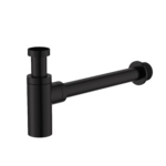 Cobra Seine Bottle Trap Round With Waste Pipe 32mm Matte Black