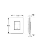 Grohe Even Flush plate phantom black - Image 2