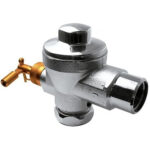 Cobra FJ Toilet Flush Valve Concealed 20MM FI Connection Brushed Chrome