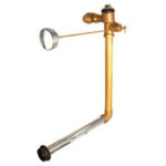 Cobra FM Toilet Flush Valve Concealed Back Entry 1&1/4 Rough Brass