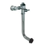 Cobra FM Manual Exposed Toilet Flush Valve & Pipe Back Flush 35mm FI Connection Chrome