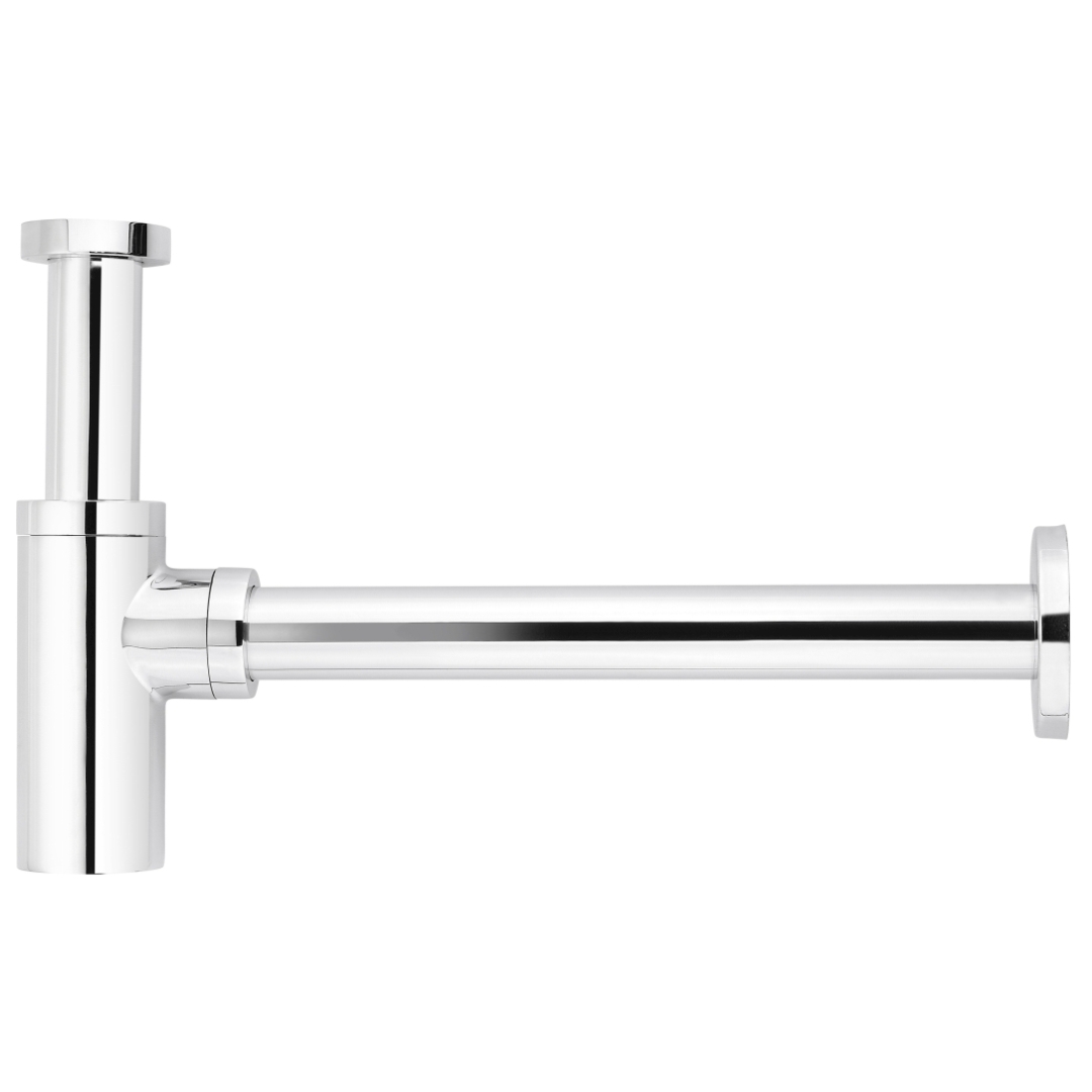 40821112313_62_8rYEmVc.jpg Cobra Bottle Trap Round With Waste Pipe 1 & 1/4X35X380 Chrome - Image 1