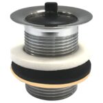 Cobra Waste Bath/Sink Unslotted With Plug 1&1/2 Chrome