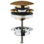 Grohe Waste set with push-open plug brushed cool sunrise
