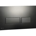 Cobra Actuator Plate For Concealed Cistern Rectangular Matte Black