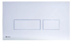 Cobra Actuator Plate For Concealed Cistern Rectangular White