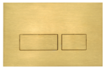Cobra Actuator Plate For Concealed Cistern Rectangular Brushed Gold
