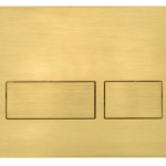 Cobra Actuator Plate For Concealed Cistern Rectangular Brushed Gold