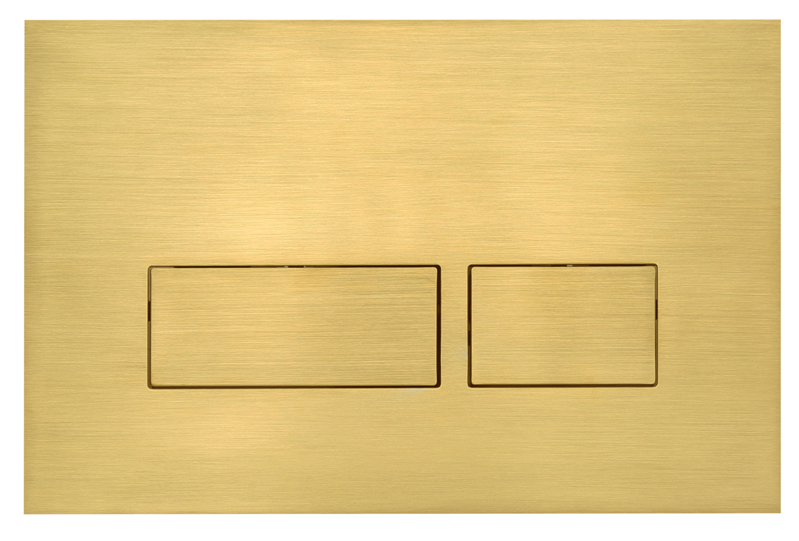 CC-PLATE-RECTBG.png Cobra Actuator Plate For Concealed Cistern Rectangular Brushed Gold - Image 1