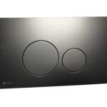 Cobra Actuator Plate For Concealed Cistern Round Matte Black
