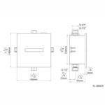 Cobra Electronic Urinal Flush Valve Concealed No Touch - Image 2