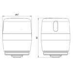 Cobra Electronic Retrofit For FJ Urinal Flush Valve Chrome - Image 2
