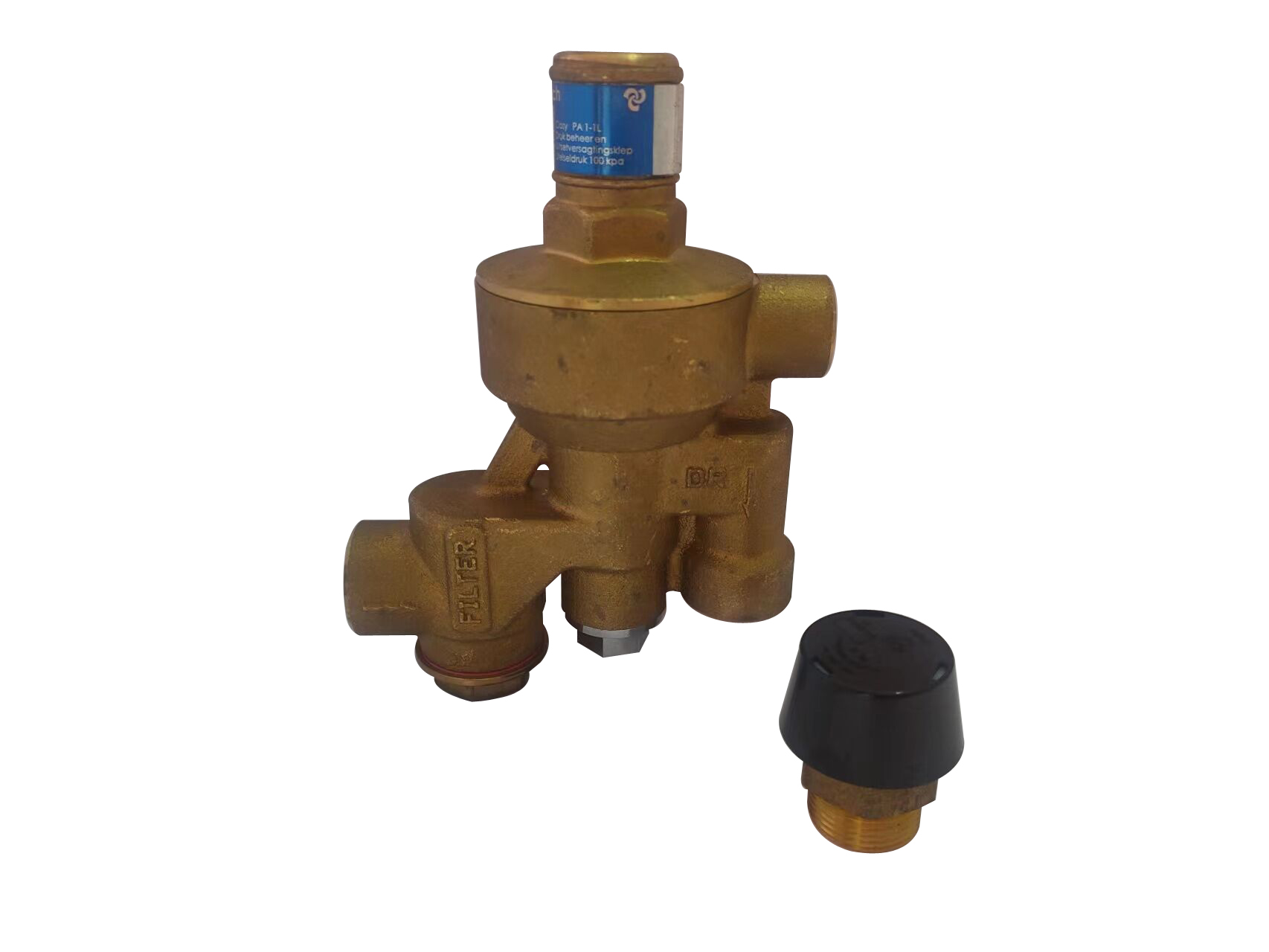PA1-1LN.jpg Cobra Closy Pressure Control Valve 100kPa 3/4 FXF Rough Brass - Image 1