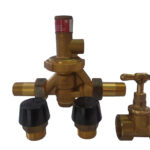 Cobra MF1 Pressure Control Valve 400kPa Pack 3/4 MXM Rough Brass