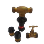 Cobra MF11 Pressure Control Valve 400kPa Pack 22mm CXC Rough Brass