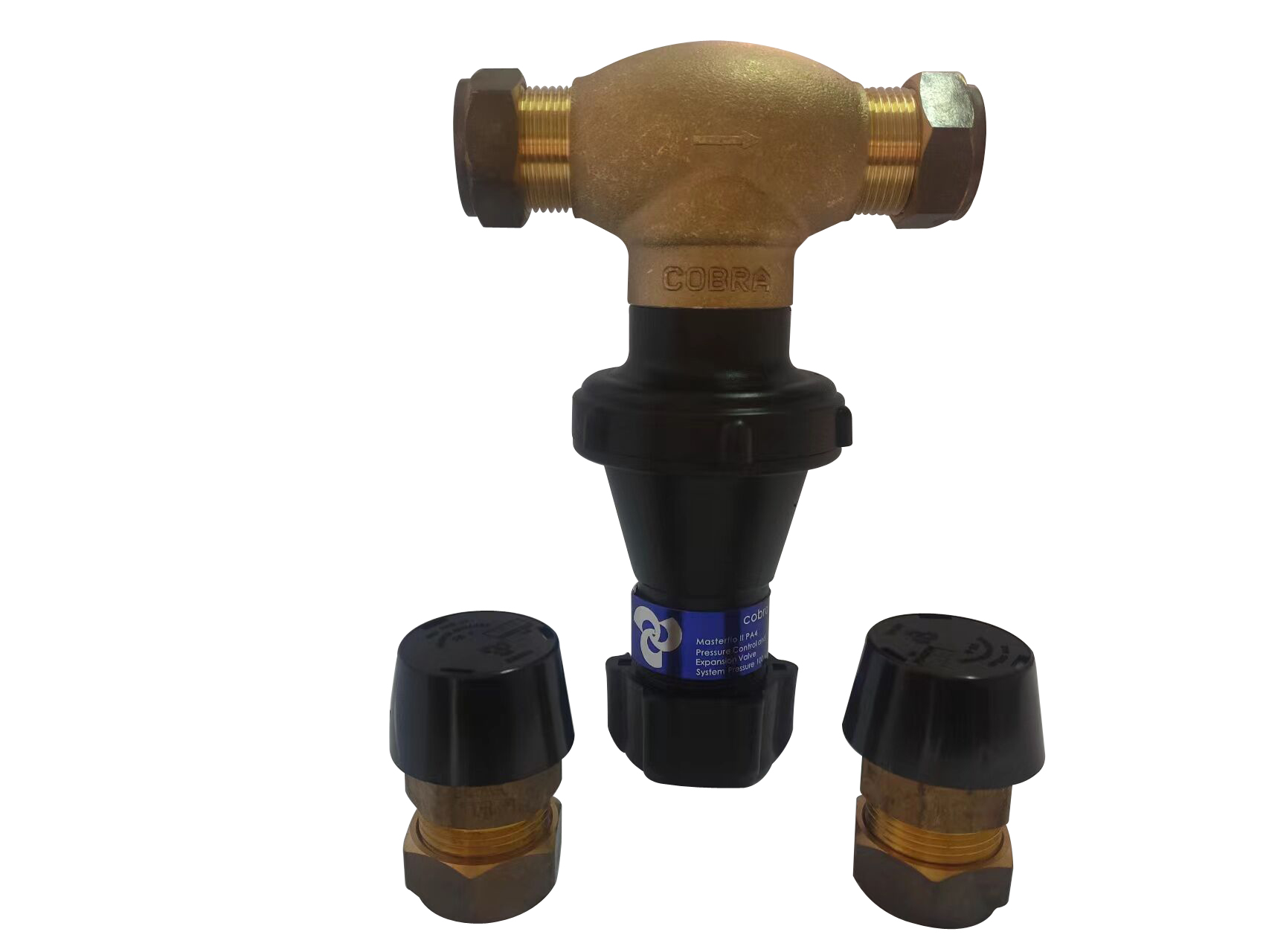 PA4-712N.jpg Cobra MF11 Pressure Control Valve 100kPa 22mm CXC Rough Brass - Image 1