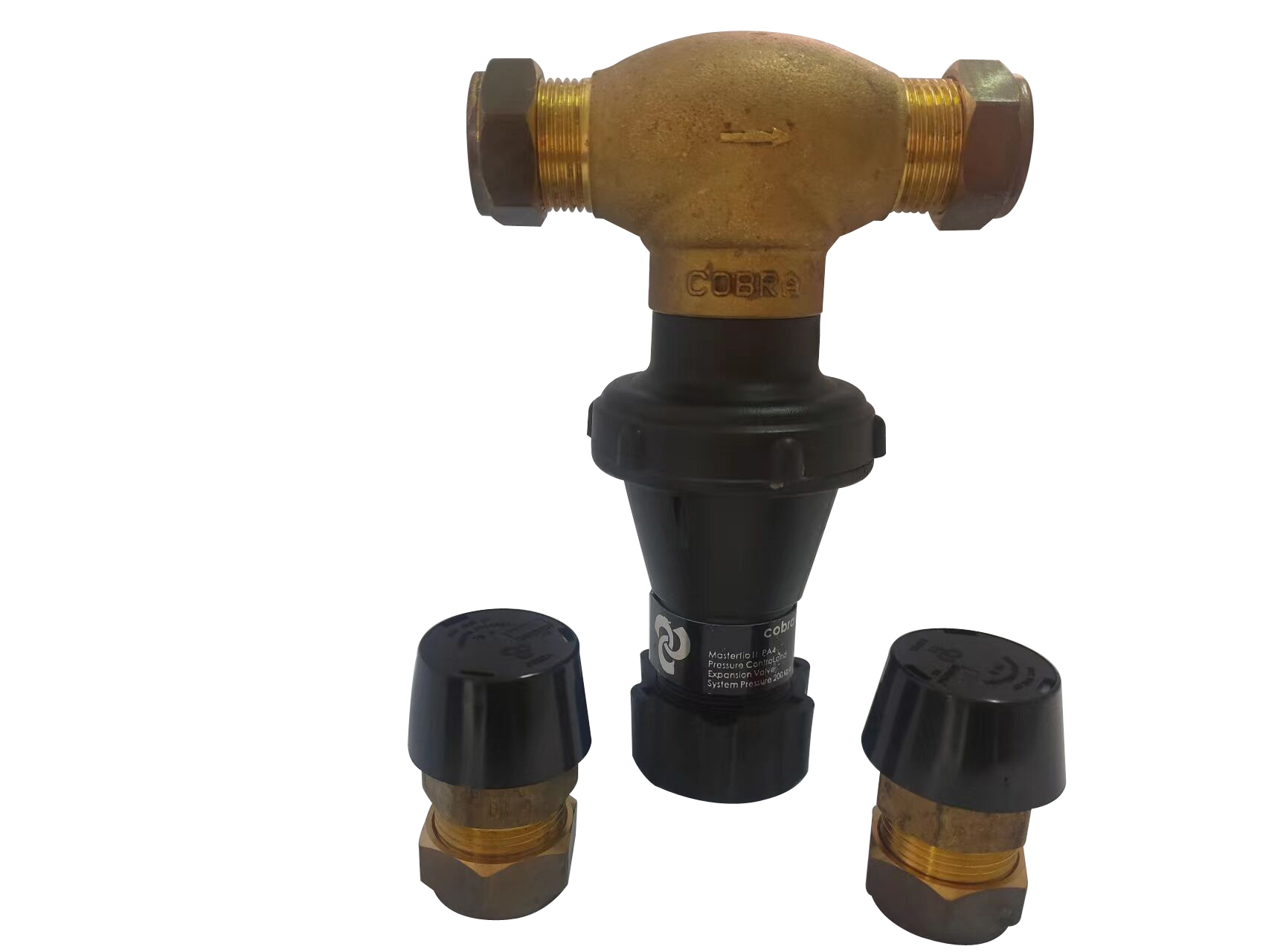 PA4-722N.jpg Cobra MF11 Pressure Control Valve 200kPa 22mm CXC Rough Brass - Image 1