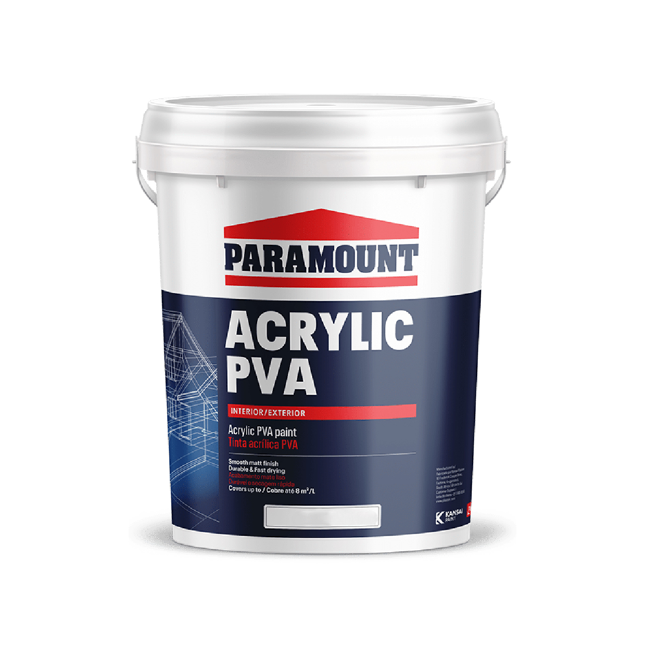 Plascon Paramount Plascon Paramount Householders PVA White 20L - Image 1