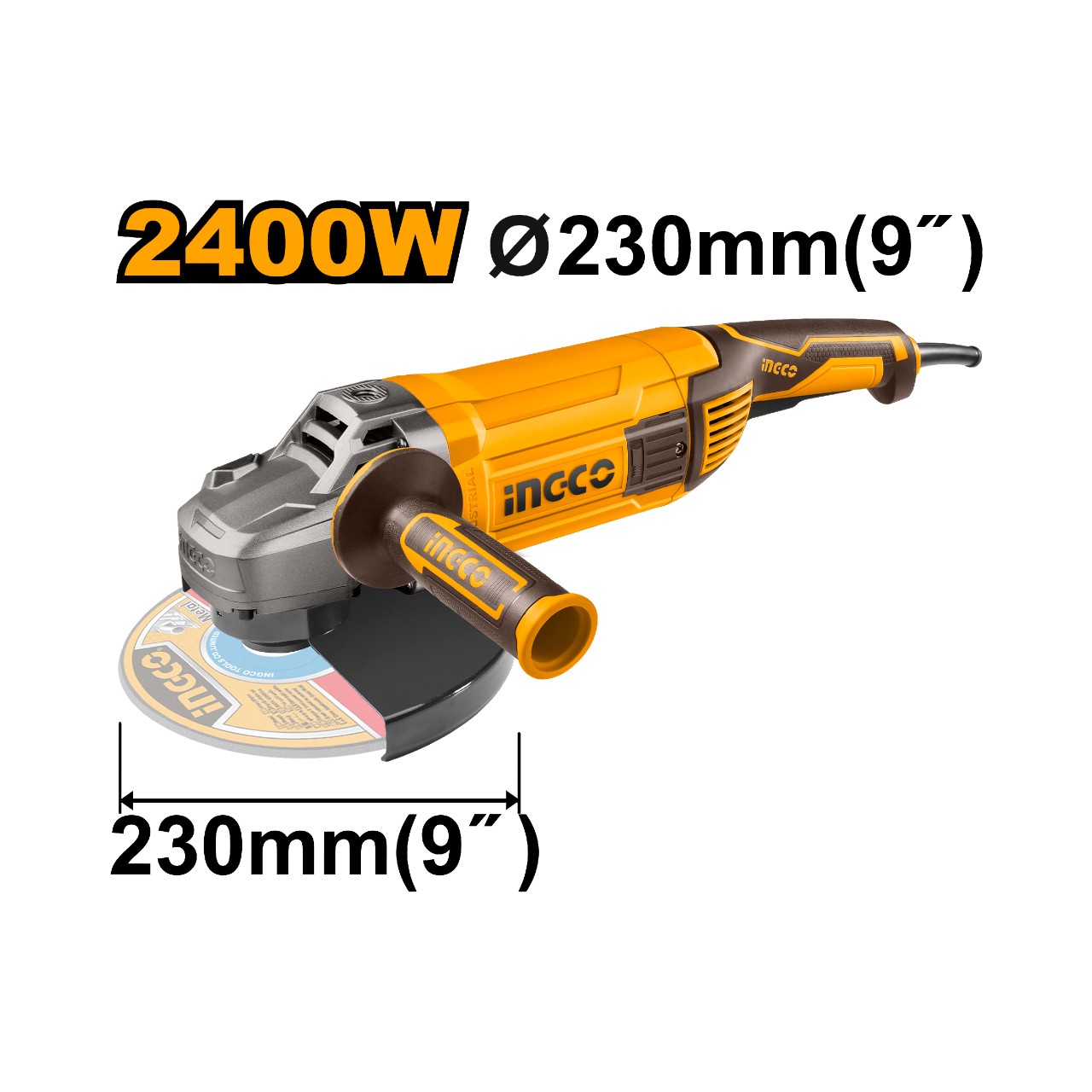 AG24008 INGCO Angle Grinder 2400W 230mm - Image 1