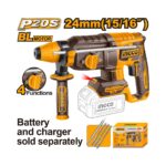 INGCO 20V Lithium-Ion Rotary Hammer 2.4J