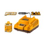 INGCO 20V Lithium-Ion Battery Charger 2A 12-24V DC