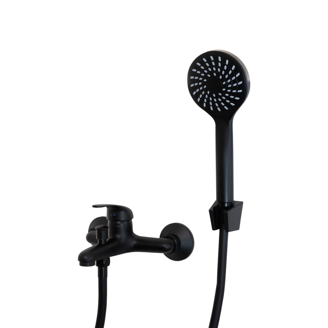 MT8B030 Blutide Mixed Solid Bath Mixer W/T Std Offset - Black - Image 1